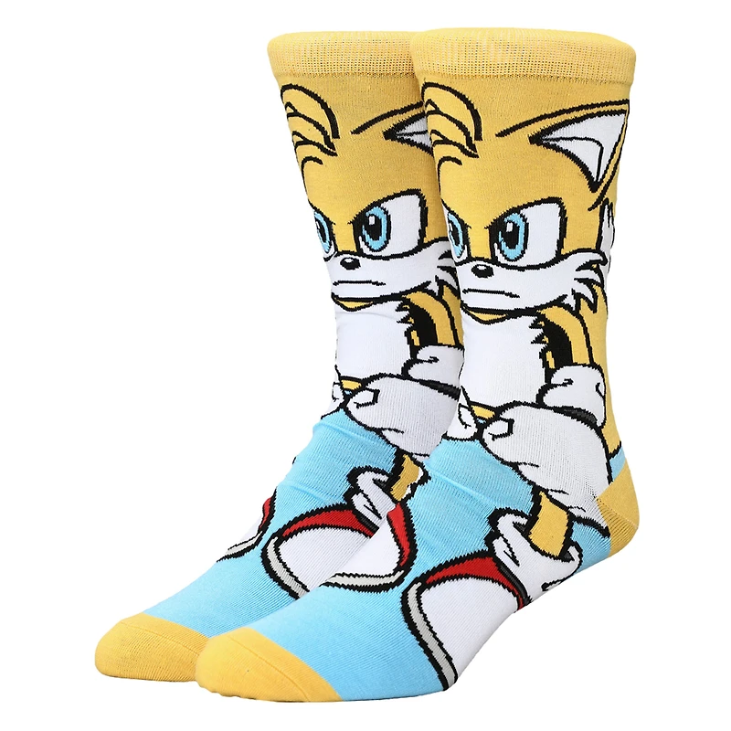 Men's BIOWORLD Sonic the Hedgehog Tails Crew Socks