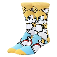 Men's BIOWORLD Sonic the Hedgehog Tails Crew Socks