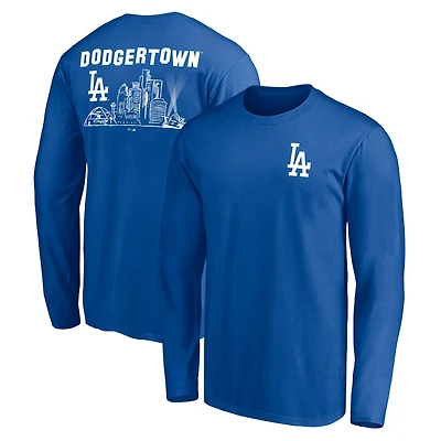 Men's Royal Los Angeles Dodgers Team Hometown Collection Tinsletown Long Sleeve T-Shirt
