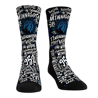 Unisex Rock Em Socks Minnesota Timberwolves Graffiti Crew Socks