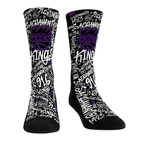 Unisex Rock Em Socks Sacramento Kings Graffiti Crew Socks