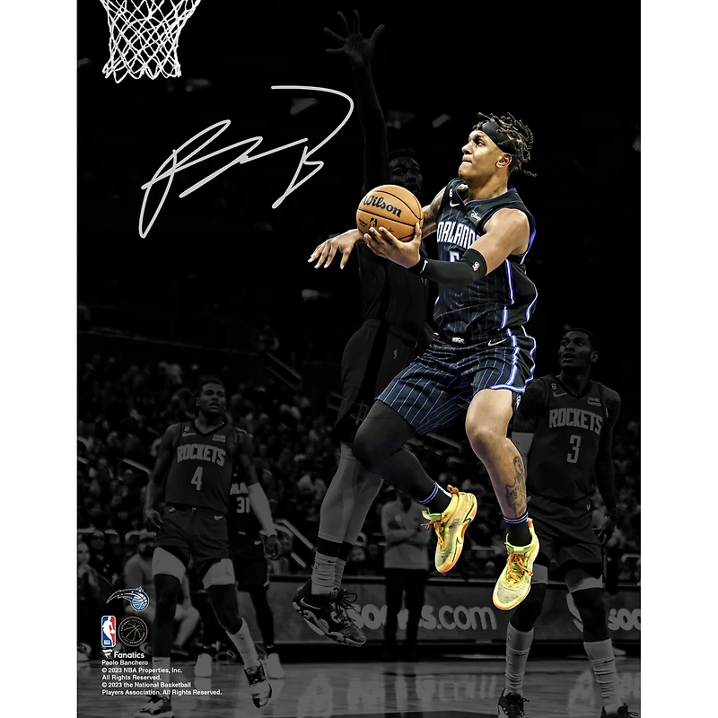Paolo Banchero Orlando Magic Autographed 11" x 14" Spotlight Photograph