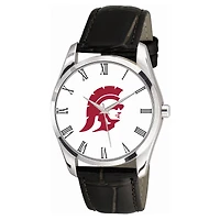 USC Trojans Berkeley Black Leather Watch