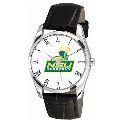 Norfolk State Spartans Berkeley Black Leather Watch