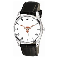 Texas Longhorns Berkeley Black Leather Watch