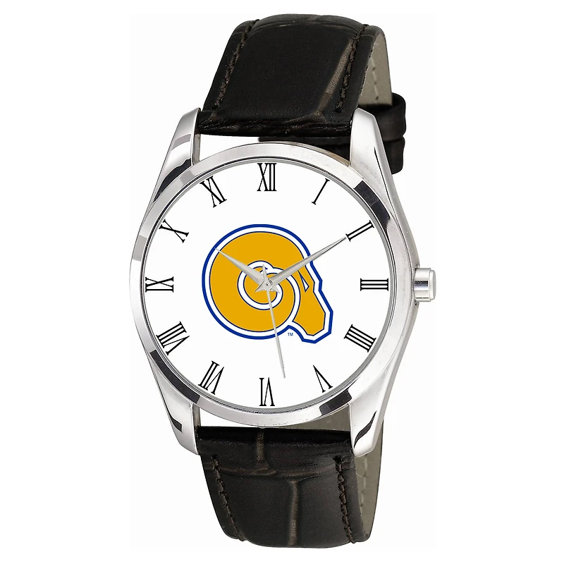 Albany State Golden Rams Berkeley Black Leather Watch