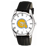 Albany State Golden Rams Berkeley Black Leather Watch