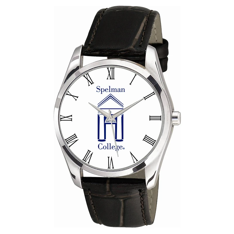 Spelman College Jaguars Berkeley Black Leather Watch