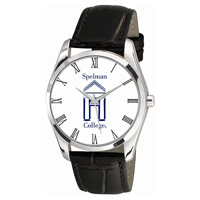 Spelman College Jaguars Berkeley Black Leather Watch