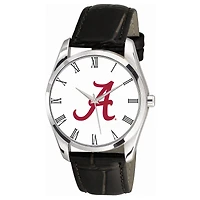 Alabama Crimson Tide Berkeley Black Leather Watch