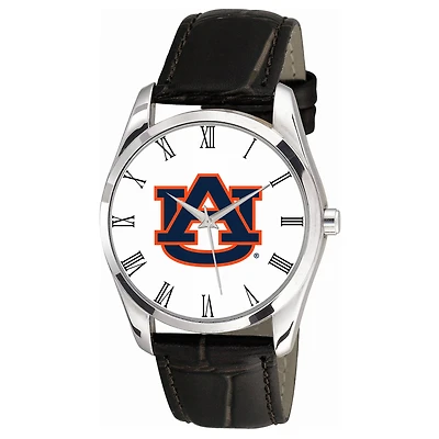 Auburn Tigers Berkeley Black Leather Watch