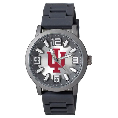 Indiana Hoosiers Enigma Silicone Strap Watch