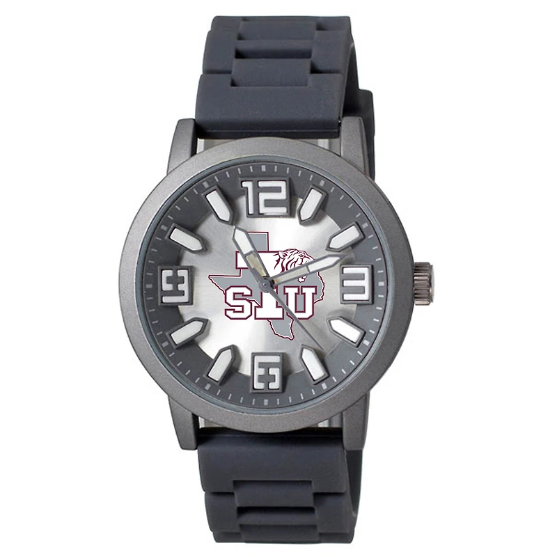 Texas Southern Tigers Enigma Silicone Strap Watch