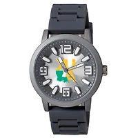 XULA Gold Enigma Silicone Strap Watch