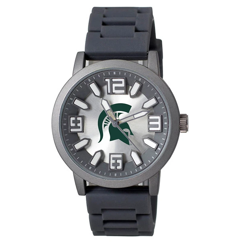 Michigan State Spartans Enigma Silicone Strap Watch