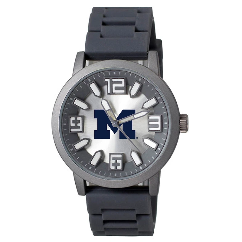 Michigan Wolverines Enigma Silicone Strap Watch