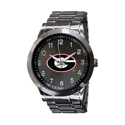 Georgia Bulldogs Integris Gunmetal Stainless Steel Watch