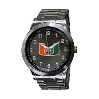 Miami Hurricanes Integris Gunmetal Stainless Steel Watch