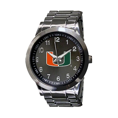 Miami Hurricanes Integris Gunmetal Stainless Steel Watch