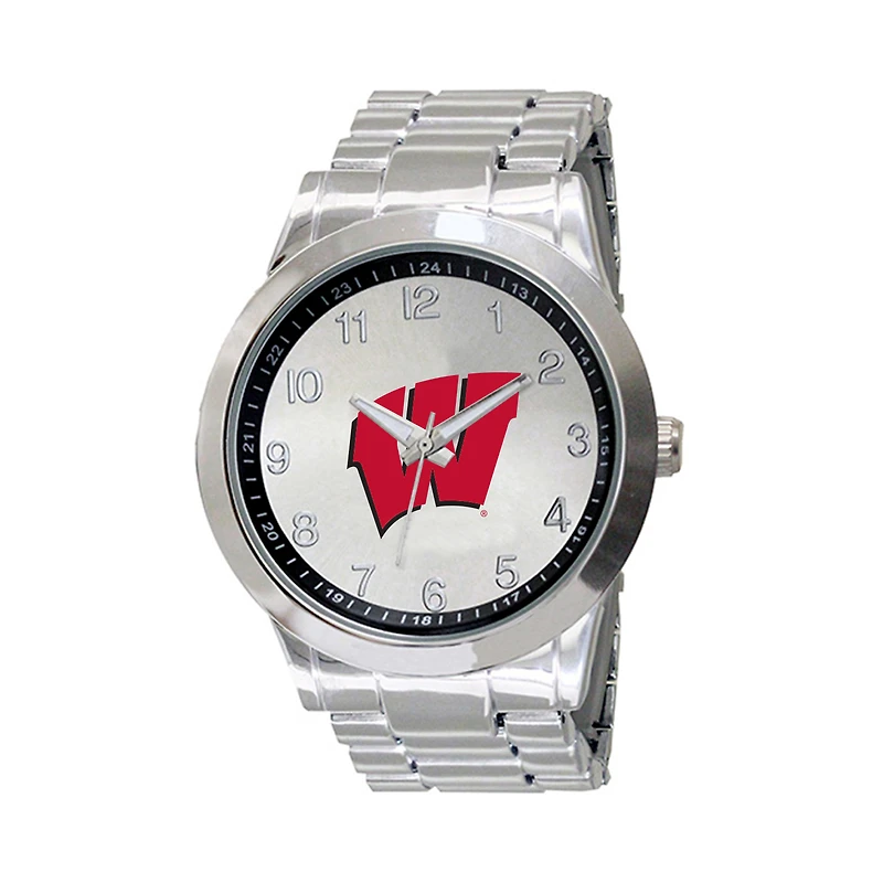 Wisconsin Badgers Integris Stainless Steel Watch