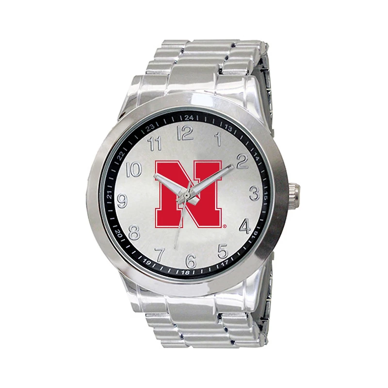 Nebraska Huskers Integris Stainless Steel Watch
