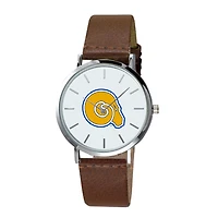 Albany State Golden Rams Plexus Brown Leather Watch