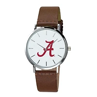 Alabama Crimson Tide Plexus Brown Leather Watch
