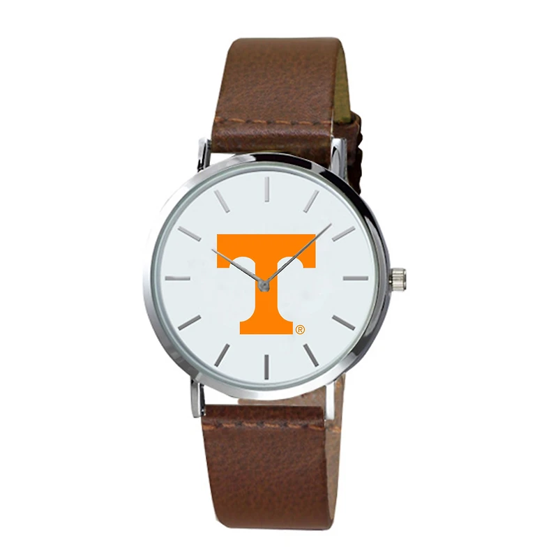 Tennessee Volunteers Plexus Brown Leather Watch