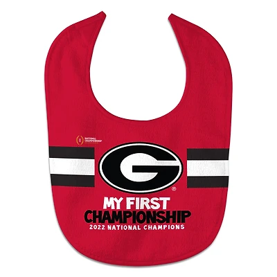 Infant WinCraft Georgia Bulldogs College Football Playoff 2022 National Champions All Pro Baby Bib