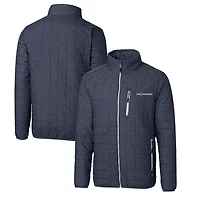 Men's Cutter & Buck Heather Charcoal THE PLAYERS Big & Tall Rainier PrimaLoft Eco Insulated Full-Zip Puffer Jacket