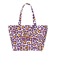 LSU Tigers Leopard Weekender Tote Bag