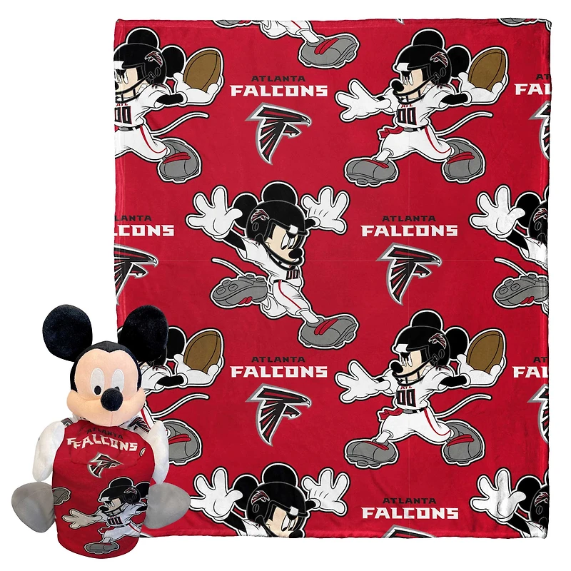 Northwest x Disney Atlanta Falcons Mickey Hugger Pillow & Silk Touch Throw Set