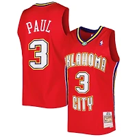 Men's Mitchell & Ness Chris Paul Red New Orleans Hornets 2006/07 Hardwood Classics Swingman Jersey