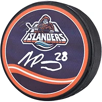 Alexander Romanov New York Islanders Autographed 2022-23 Reverse Retro Hockey Puck