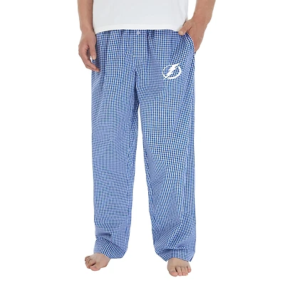 Men's Concepts Sport Blue Tampa Bay Lightning Traditional Woven Pants