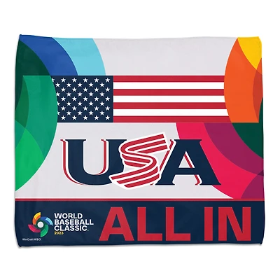 WinCraft 2023 USA Baseball World Baseball Classic 15'' x 18'' Rally Towel