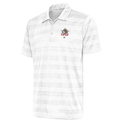 Men's Antigua White Negro League Compass Polo
