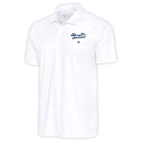 Men's Antigua White Santurce Cangrejeros Big & Tall Tribute Polo