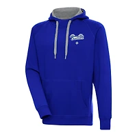 Men's Antigua Royal Santurce Cangrejeros Victory Pullover Hoodie