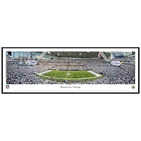 Minnesota Vikings 13.75'' x 40.25'' Whiteout Game Standard Frame Panoramic