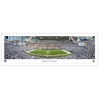 Minnesota Vikings 13.5'' x 40'' Whiteout Game Unframed Panoramic