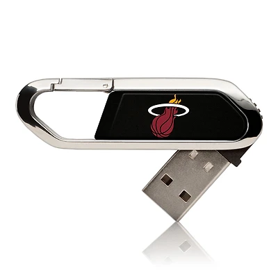 Miami Heat Solid Design 32GB Clip USB Flash Drive