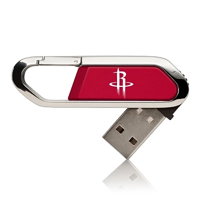 Houston Rockets Solid Design 32GB Clip USB Flash Drive