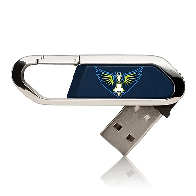 Dallas Wings Solid Design 32GB Clip USB Flash Drive