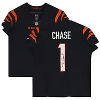 Ja'Marr Chase Cincinnati Bengals Autographed Nike Black Elite Jersey
