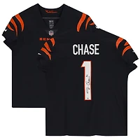 Ja'Marr Chase Cincinnati Bengals Autographed Nike Black Elite Jersey