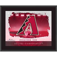 Arizona Diamondbacks Framed 10.5" x 13" Sublimated Horizontal Team Logo Plaque