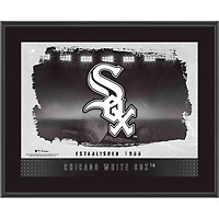 Chicago White Sox Framed 10.5" x 13" Sublimated Horizontal Team Logo Plaque