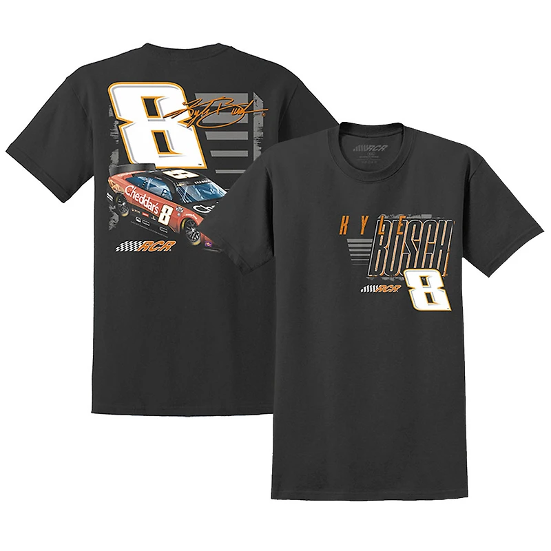 Men's Richard Childress Racing Team Collection Black Kyle Busch Car T-Shirt