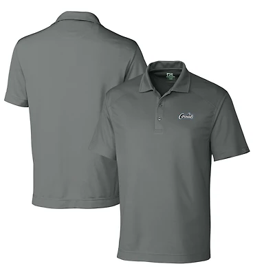Men's Cutter & Buck Steel UCF Knights Citronaut DryTec Genre Textured Solid Polo